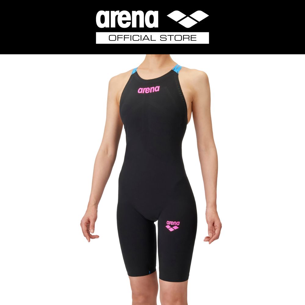 ARENA Women Racing one-piece spats(Closed back/Half leg) (Storm MF) ชุดว่ายน้ำแข่งขันหญิง | AAW4005