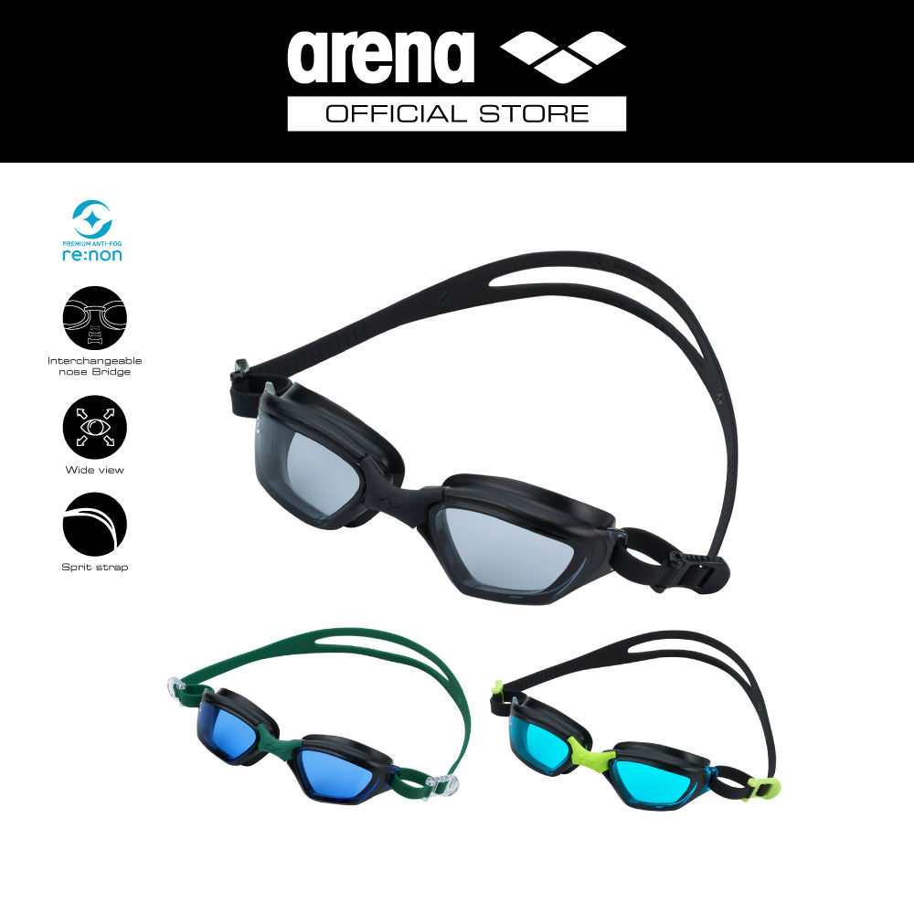 ARENA แว่นตาว่ายน้ำ แว่นตาดำน้ำ สำหรับฝึกซ้อม Fitness goggle รหัส ASVYKX