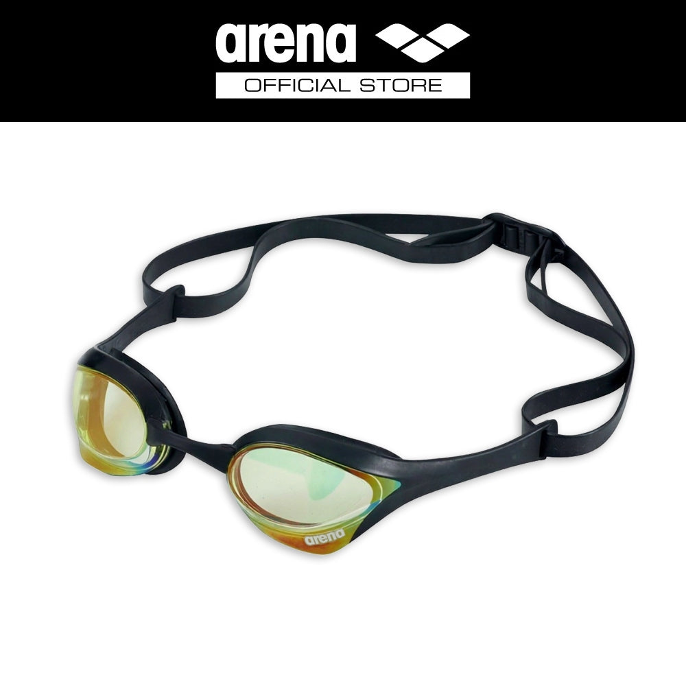 ARENA แว่นตาว่ายน้ำ แว่นตาดำน้ำสำหรับแข่งขัน ARENA TOP RACING GOGGLE | Cobra ultra mirror swipe (AASVR01)
