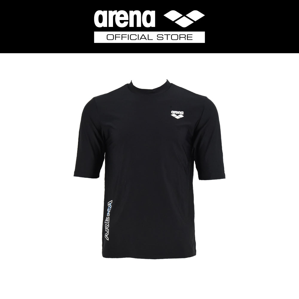 ARENA เสื้อว่ายน้ำ Rash guard ผู้ชายแขนสั้น AO8M18