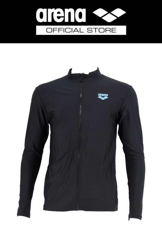 ARENA เสื้อว่ายน้ำ Rash guard ผู้ชายแขนยาวมีซิป AO8M19