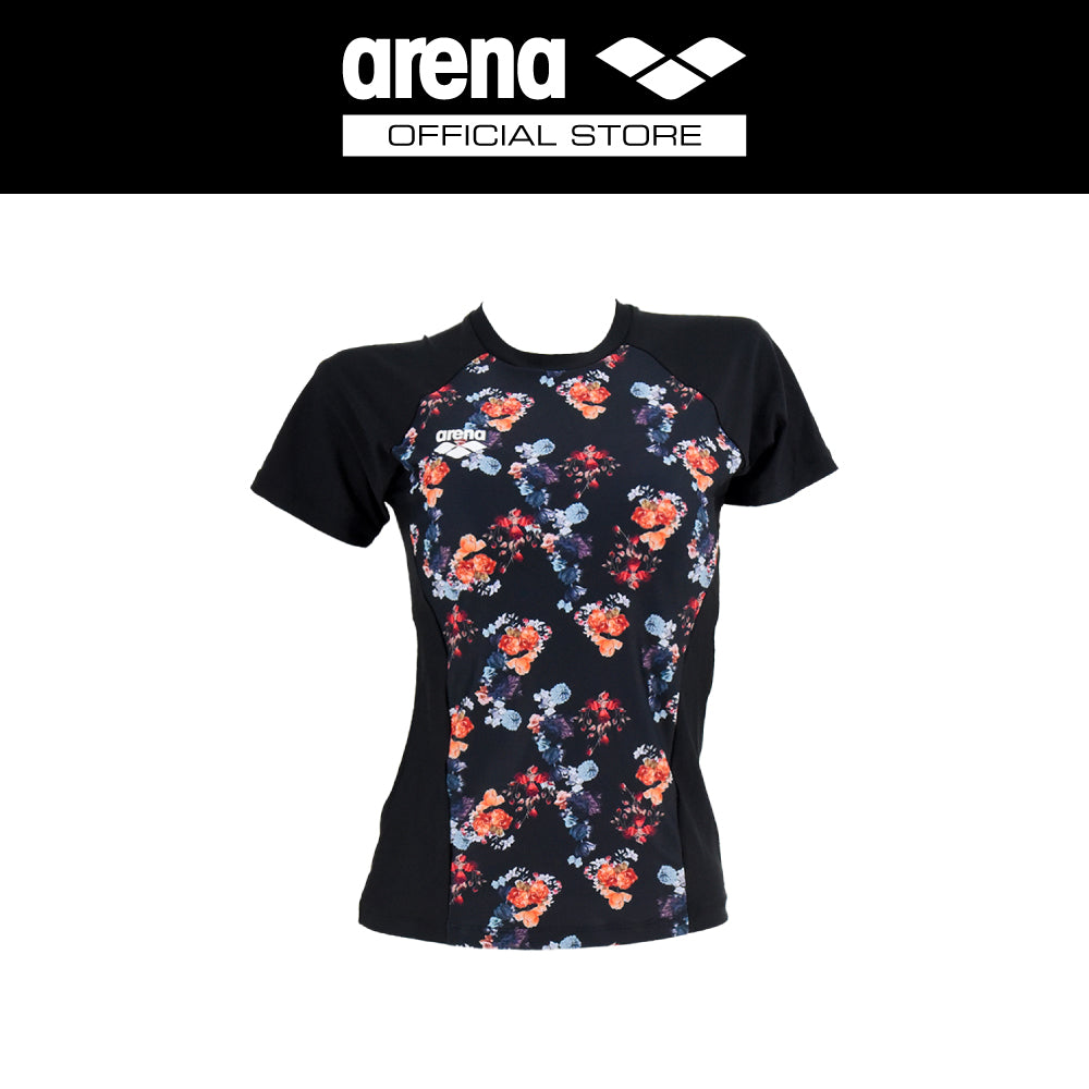 ARENA เสื้อ Rash guard ผู้หญิงแขนสั้น AO8W08