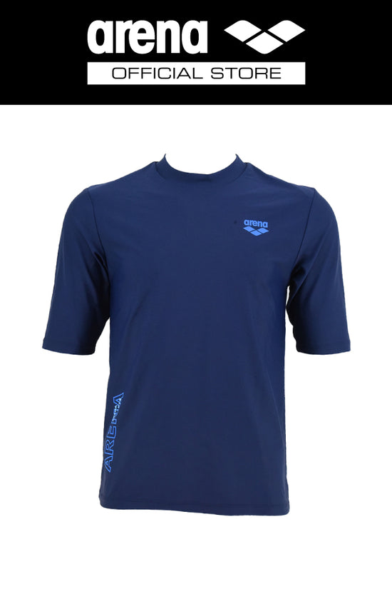 ARENA เสื้อว่ายน้ำ Rash guard ผู้ชายแขนสั้น AO8M18