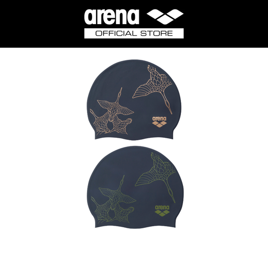 ARENA SILICONE CAP หมวกว่ายน้ำซิลิโคน ลายพิเศษ “Neo Earth” | AASCS10