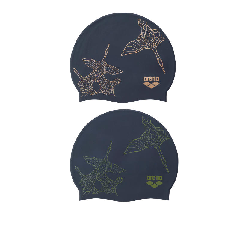 ARENA SILICONE CAP หมวกว่ายน้ำซิลิโคน ลายพิเศษ “Neo Earth”