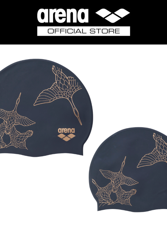 ARENA SILICONE CAP หมวกว่ายน้ำซิลิโคน ลายพิเศษ “Neo Earth” | AASCS10