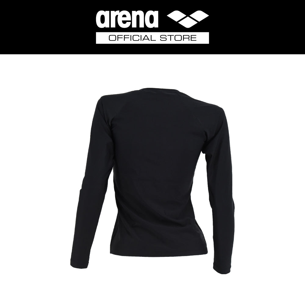 ARENA เสื้อ Rash guard ผู้หญิงแขนยาวมีซิป AO8W09