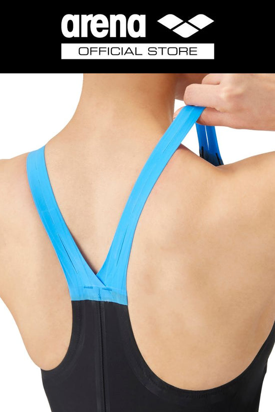 ARENA Women Racing one-piece spats(Closed back/Half leg) (Storm MF) ชุดว่ายน้ำแข่งขันหญิง | AAW4005