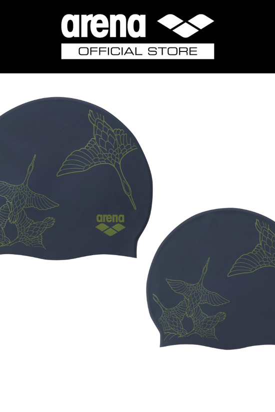 ARENA SILICONE CAP หมวกว่ายน้ำซิลิโคน ลายพิเศษ “Neo Earth” | AASCS10