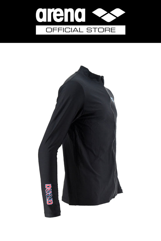 ARENA เสื้อว่ายน้ำ Rash guard ผู้ชายแขนยาวมีซิป AO8M19