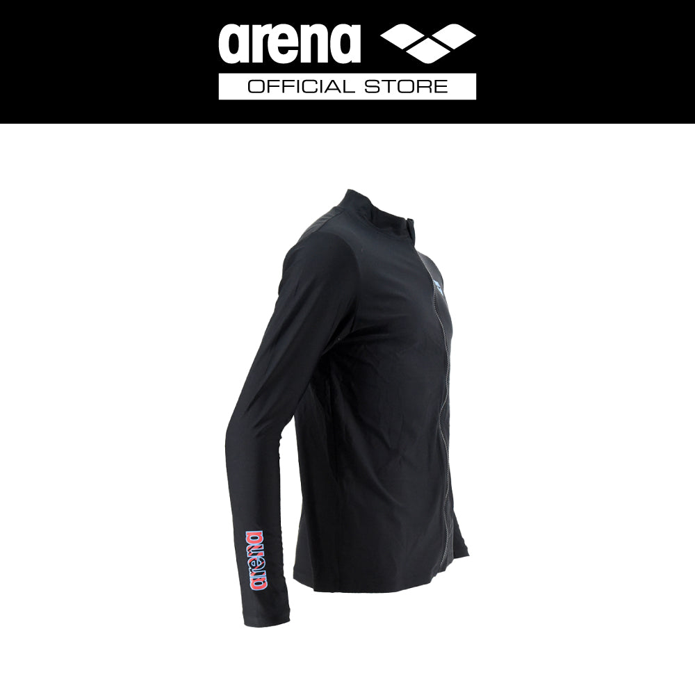 ARENA เสื้อว่ายน้ำ Rash guard ผู้ชายแขนยาวมีซิป AO8M19
