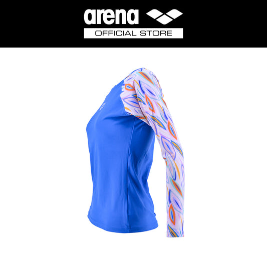 ARENA WOMEN LONG SLEEVE RASH GUARD เสื้อว่ายน้ำ AO8W11