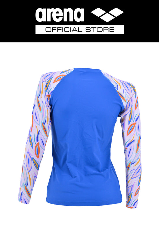 ARENA WOMEN LONG SLEEVE RASH GUARD เสื้อว่ายน้ำ AO8W11