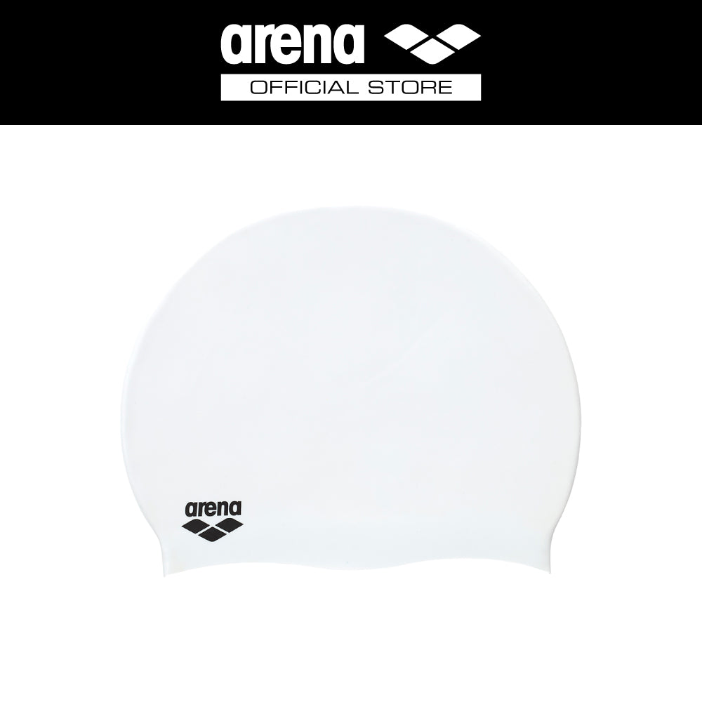 Arena หมวกว่ายน้ำ กันน้ำผู้ใหญ่ซิลิโคน สีเดียว หมวกว่ายน้ำหญิง หมวกว่ายน้ำชาย AASCS13
