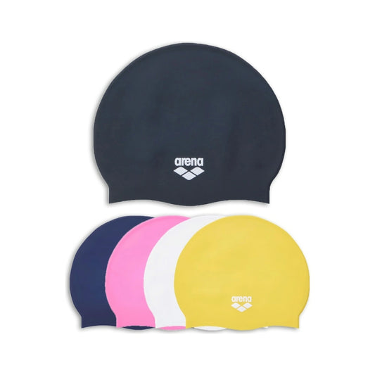 ARENA หมวกว่ายน้ำ กันน้ำผู้ใหญ่ซิลิโคน สีเดียว หมวกว่ายน้ำหญิง หมวกว่ายน้ำชาย