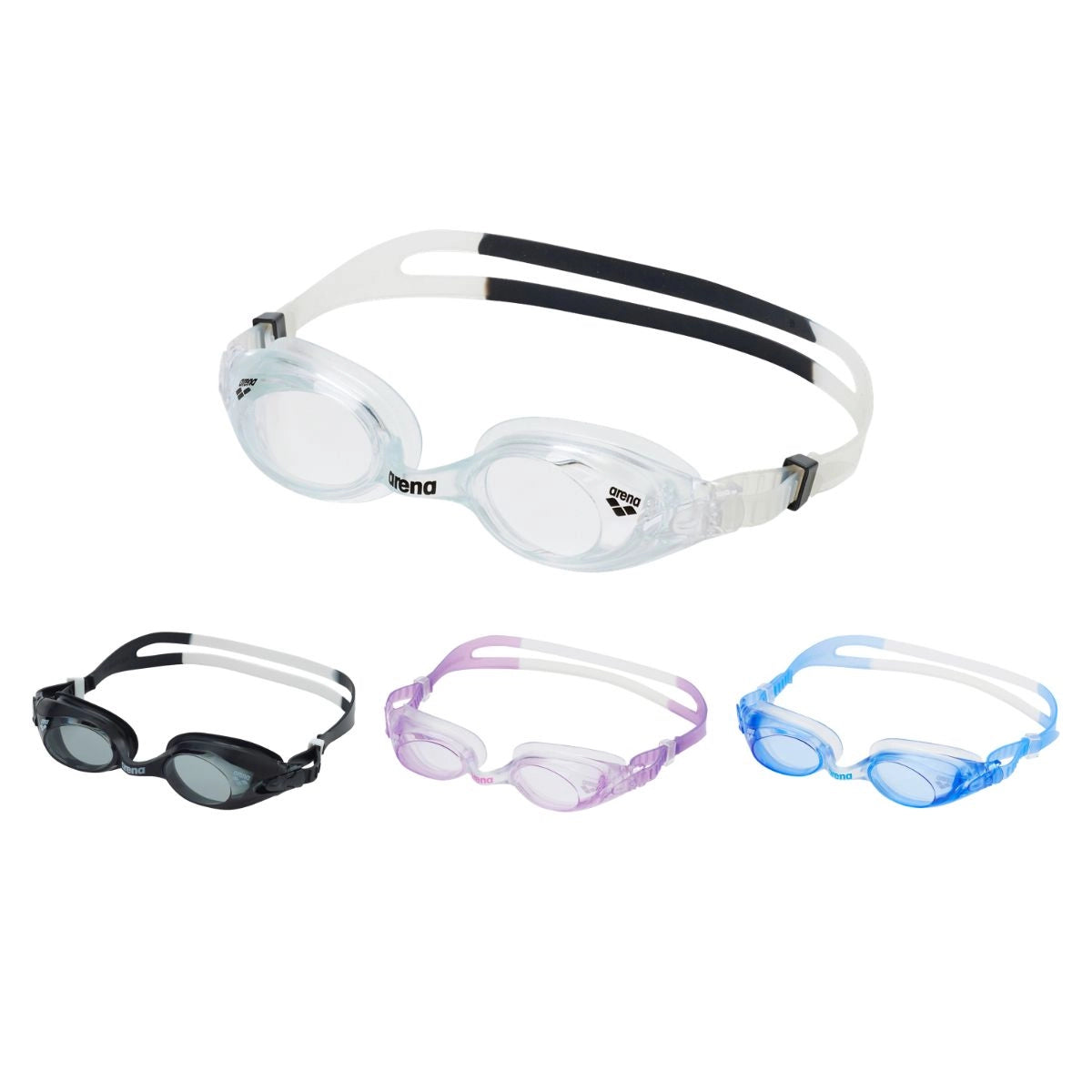 ARENA Basic Fitness Swim Goggles เลนส์ใสน้ำหนักเบา | AASVF04