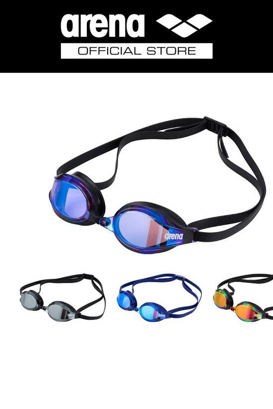 ARENA แว่นตาว่ายน้ำ แว่นตาดำน้ำ สำหรับการแข่งขัน Racing goggle-Q-CHAKU2 รหัส ASVYKN