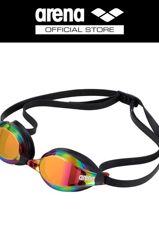 ARENA แว่นตาว่ายน้ำ แว่นตาดำน้ำ สำหรับการแข่งขัน Racing goggle-Q-CHAKU2 รหัส ASVYKN