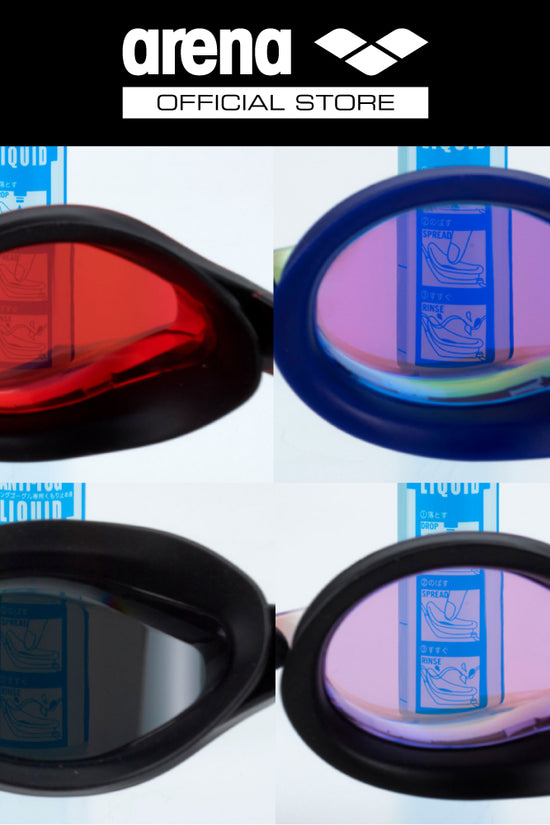 ARENA แว่นตาว่ายน้ำ แว่นตาดำน้ำ สำหรับการแข่งขัน Racing goggle-Q-CHAKU2 รหัส ASVYKN