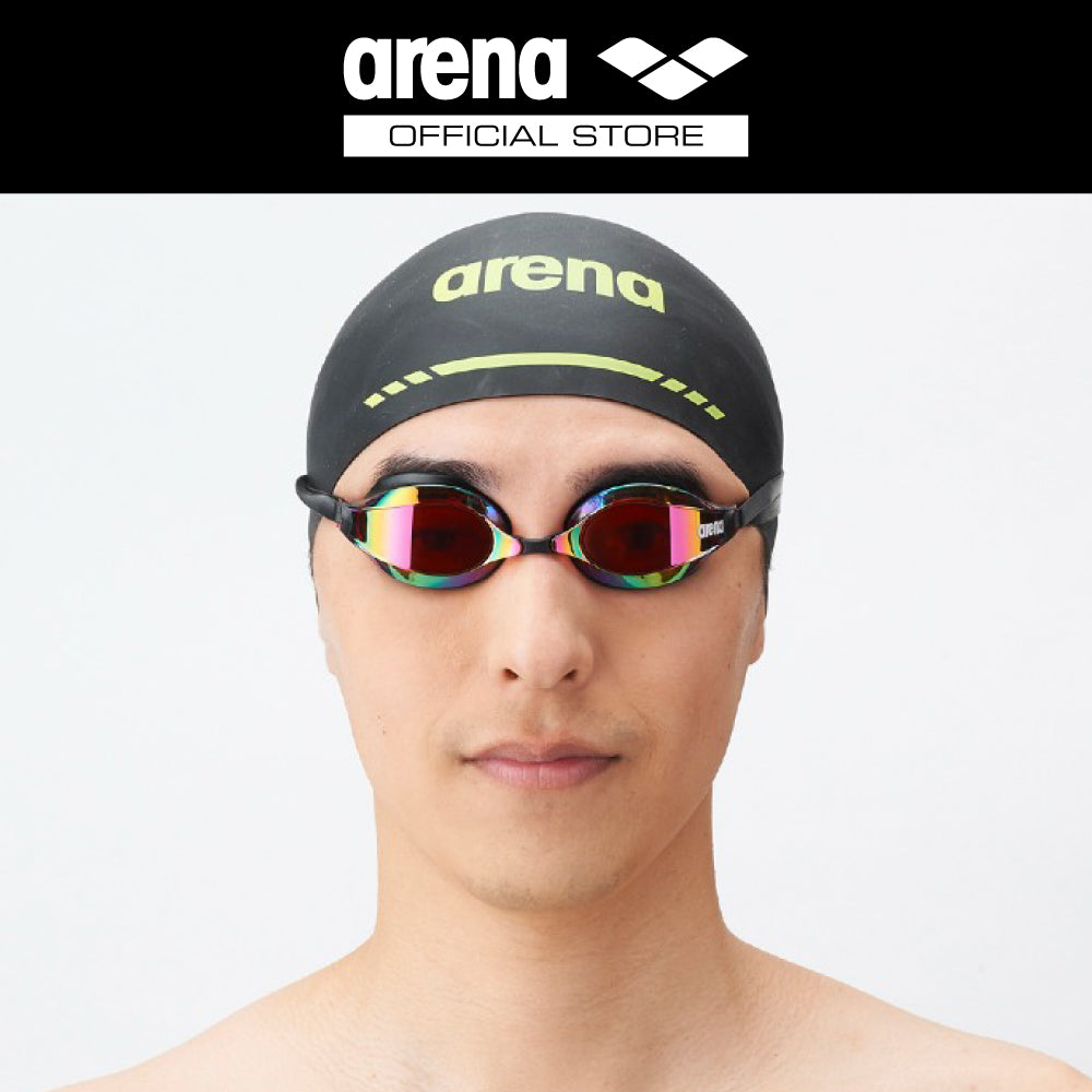 ARENA แว่นตาว่ายน้ำ แว่นตาดำน้ำ สำหรับการแข่งขัน Racing goggle-Q-CHAKU2 รหัส ASVYKN