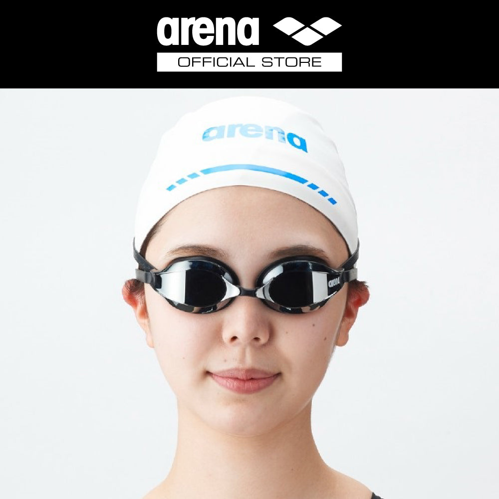 ARENA แว่นตาว่ายน้ำ แว่นตาดำน้ำ สำหรับการแข่งขัน Racing goggle-Q-CHAKU2 รหัส ASVYKN