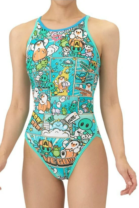 ARENA Training one-piece (open back) ชุดว่ายน้ำฝึกซ้อมหญิง