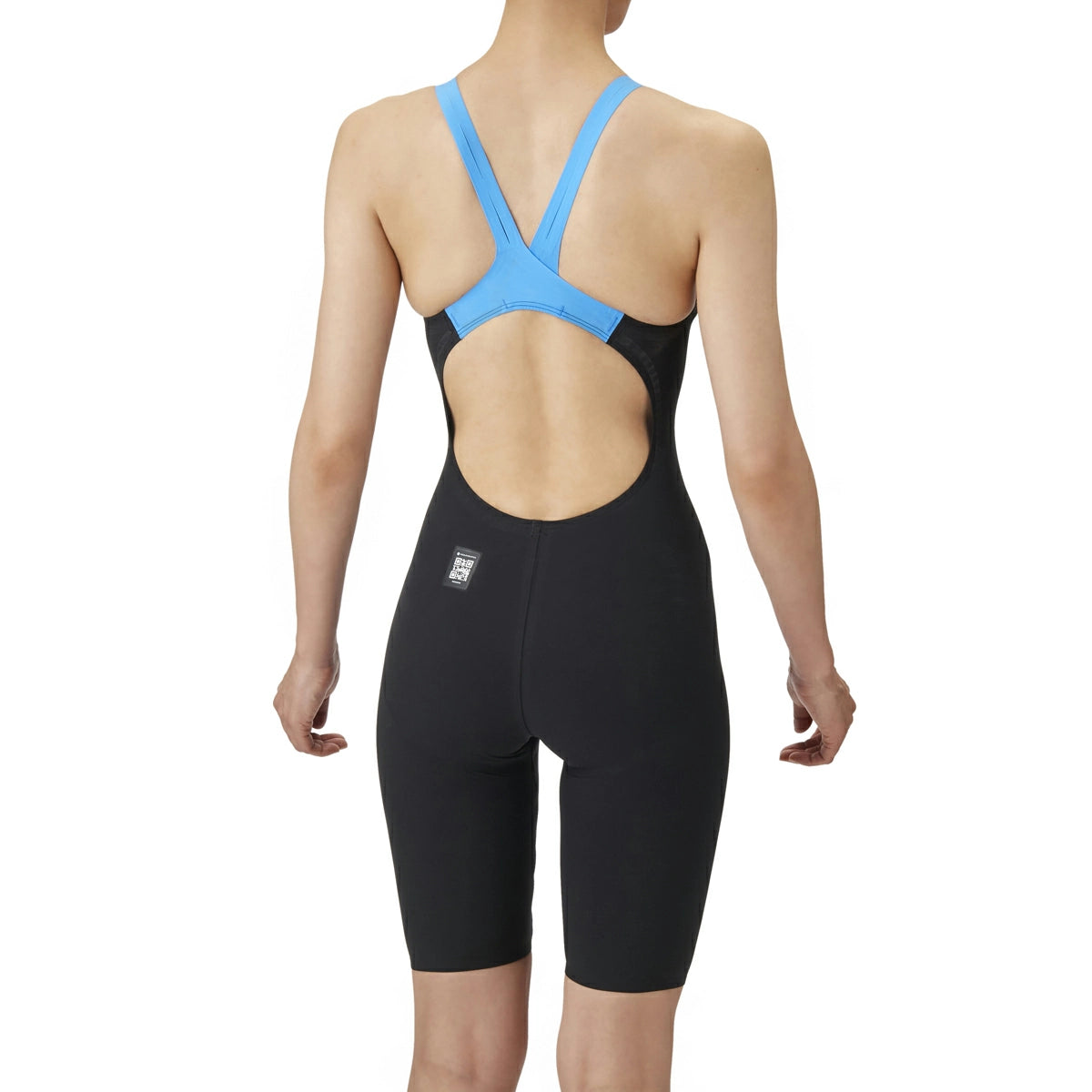 ARENA Women Racing one-piece spats (Open back/Half leg) (Storm MF) ชุดว่ายน้ำแข่งขันหญิง | AAW4002