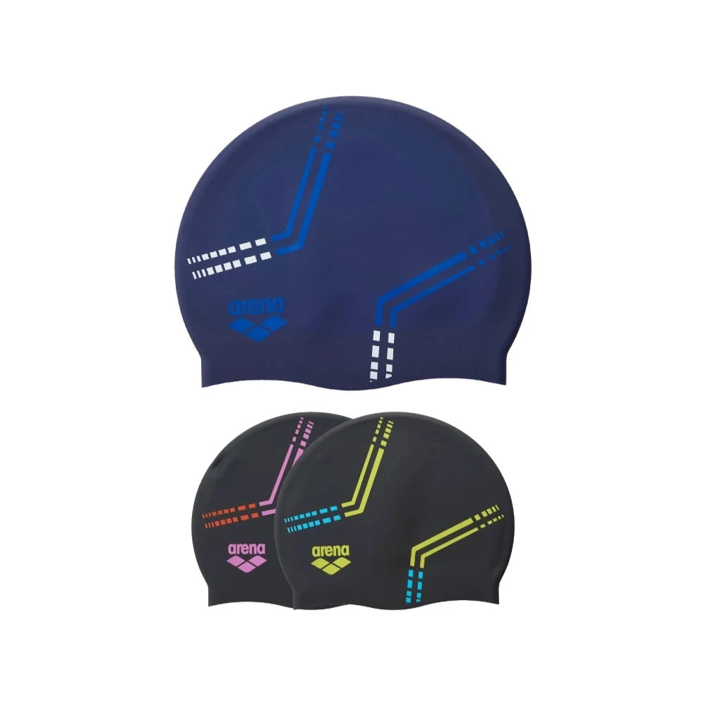 ARENA Silicone cap ( Big Size ) หมวกซิลิโคนขนาดใหญ่สำหรับว่ายน้ำ หมวกว่ายน้ำผู้หญิง หมวกดำน้ำ | ASCSB4