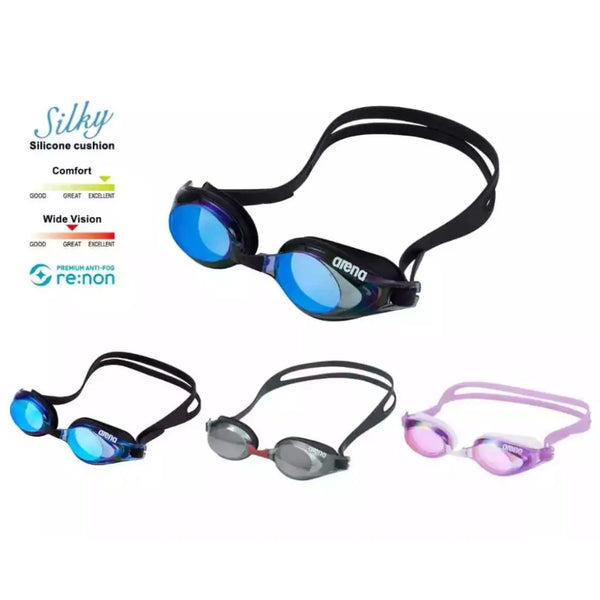 ARENA Fitness goggle- Silky Mirror Re:non