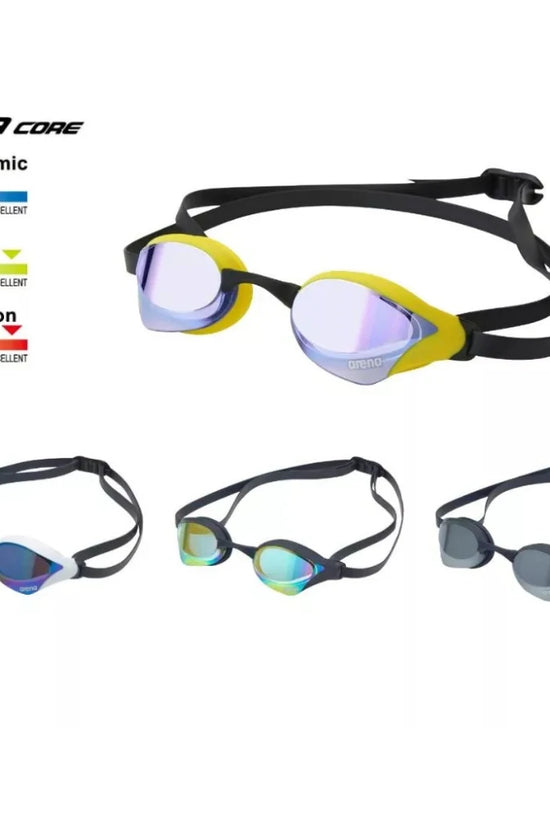 ARENA | Top Racing goggle | Cobra Core Mirror แว่นตาว่ายน้ำแข่งขันระดับท็อป สำหรับนักว่ายน้ำมืออาชีพ | AASVR04