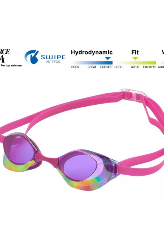 ARENA AQUAFORCE SWIFT A SWIPE แว่นตาว่ายน้ำ สำหรับการแข่งขัน สีม่วง