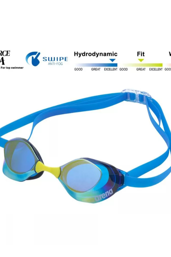 ARENA AQUAFORCE SWIFT A SWIPE แว่นตาว่ายน้ำ สำหรับการแข่งขัน สีน้ำเงิน