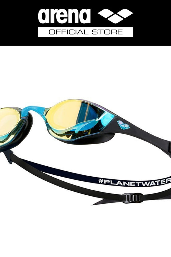ARENA Top Racing Goggle - Cobra Edge Swipe แว่นตาว่ายน้ำสำหรับแข่งขัน แว่นตาดำน้ำ แว่นตาว่ายน้ำไร้ขอบ AASVYR2