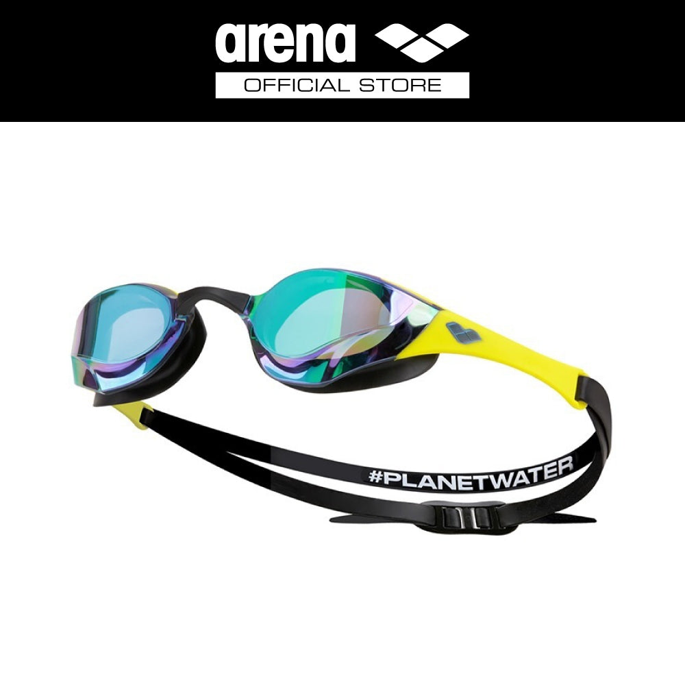 ARENA Top Racing Goggle - Cobra Edge Swipe แว่นตาว่ายน้ำสำหรับแข่งขัน แว่นตาดำน้ำ แว่นตาว่ายน้ำไร้ขอบ AASVYR2