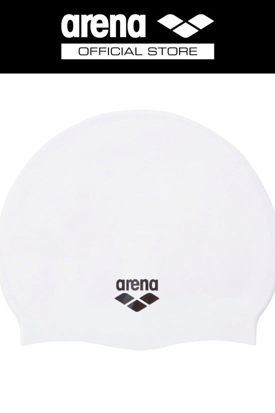 ARENA หมวกว่ายน้ำ กันน้ำผู้ใหญ่ซิลิโคน สีเดียว หมวกว่ายน้ำหญิง หมวกว่ายน้ำชาย AASCS14