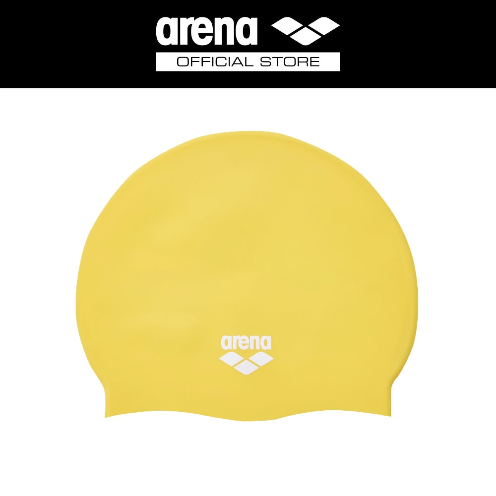 ARENA หมวกว่ายน้ำ กันน้ำผู้ใหญ่ซิลิโคน สีเดียว หมวกว่ายน้ำหญิง หมวกว่ายน้ำชาย AASCS14