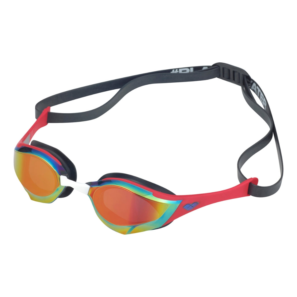ARENA Top Racing Goggle - Cobra Edge Swipe แว่นตาว่ายน้ำสำหรับแข่งขัน แว่นตาดำน้ำ แว่นตาว่ายน้ำไร้ขอบ AASVYR2