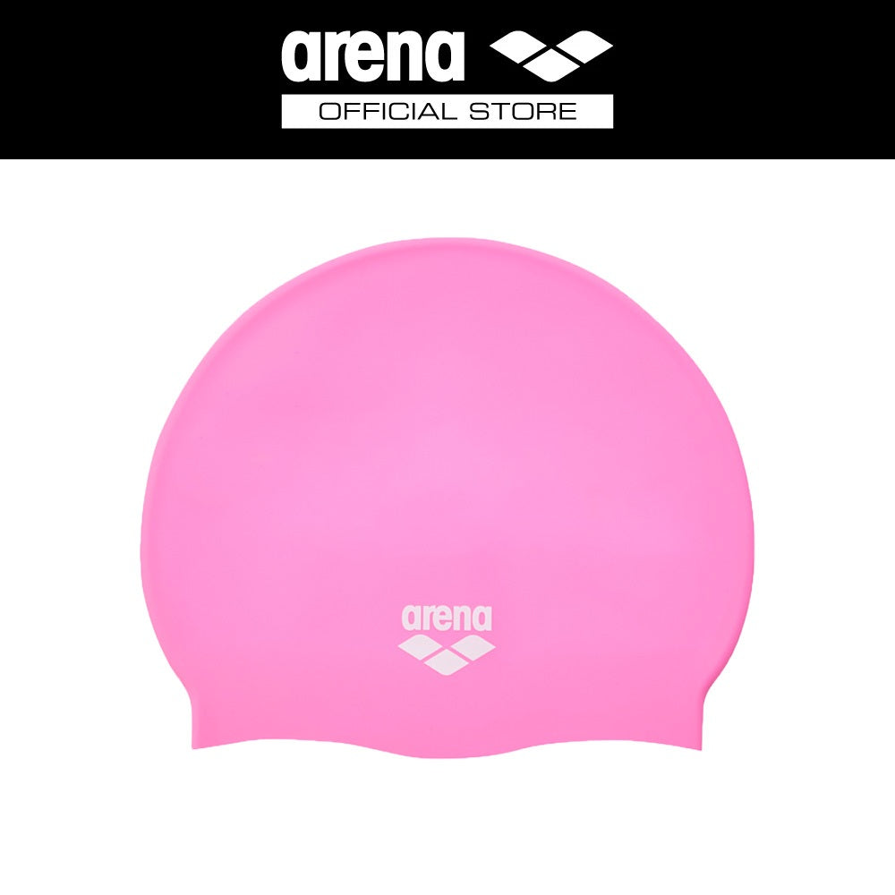 ARENA หมวกว่ายน้ำ กันน้ำผู้ใหญ่ซิลิโคน สีเดียว หมวกว่ายน้ำหญิง หมวกว่ายน้ำชาย AASCS14