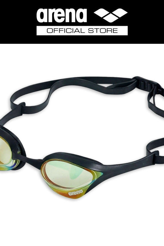 ARENA แว่นตาว่ายน้ำ แว่นตาดำน้ำสำหรับแข่งขัน ARENA TOP RACING GOGGLE | Cobra ultra mirror swipe (AASVR01)